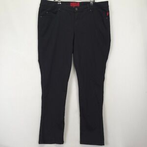 TRIPP NYC Black Stretch Pants Women 18S Slim Straight Goth Punk Alt Edgy Skull